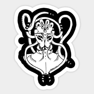 Alien called Astor Sticker